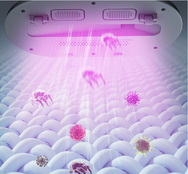 Electric UV Mite Remover Bed Mattress Sofa Pillows Mite Removal Instrument Waterproof Mini Vacuum Cleaner