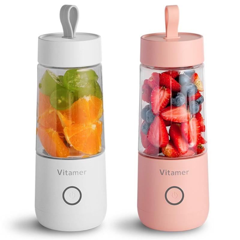 350ml Portable Blender Juicer Electric Mixer Smoothie Juice Blender Bottle Kitchen Gadgets