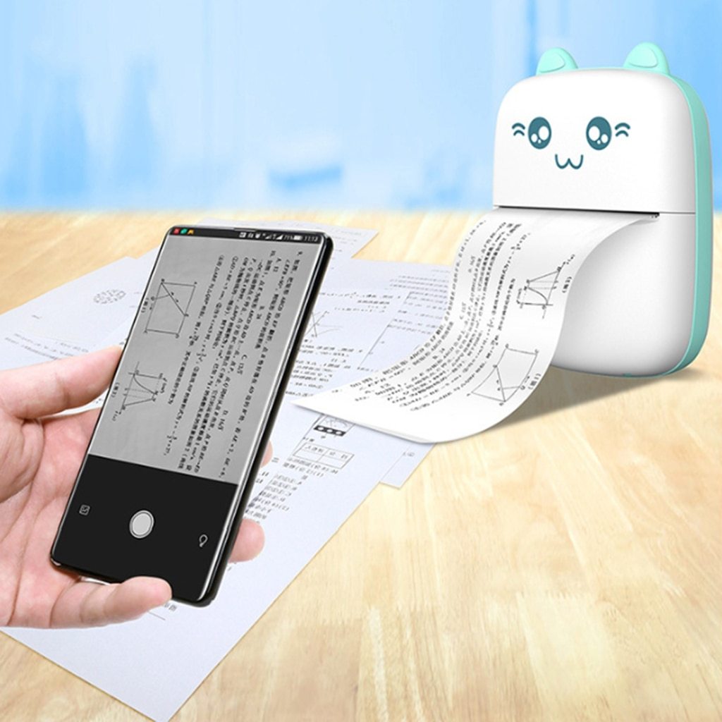 Mini Printer Portable Mini Bluetooth Printer Mobile Phone Photo Label Printer