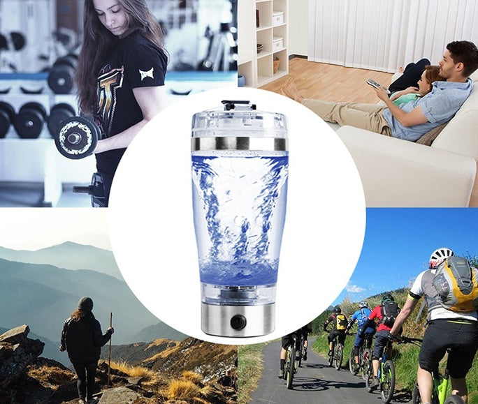 Electric Protein Shake Bottle Milk Coffee Blender Sports And Fitness Charging Electric Shaker Cup