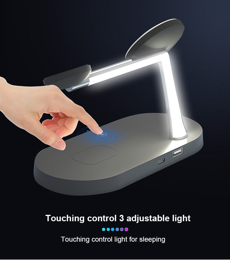 Multifunctional Five-In-One Magnetic Wireless Charging Mobile Phone Holder Charger 15W Fast Charge