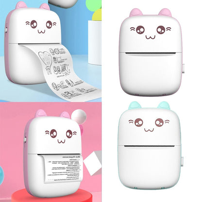 Mini Printer Portable Mini Bluetooth Printer Mobile Phone Photo Label Printer