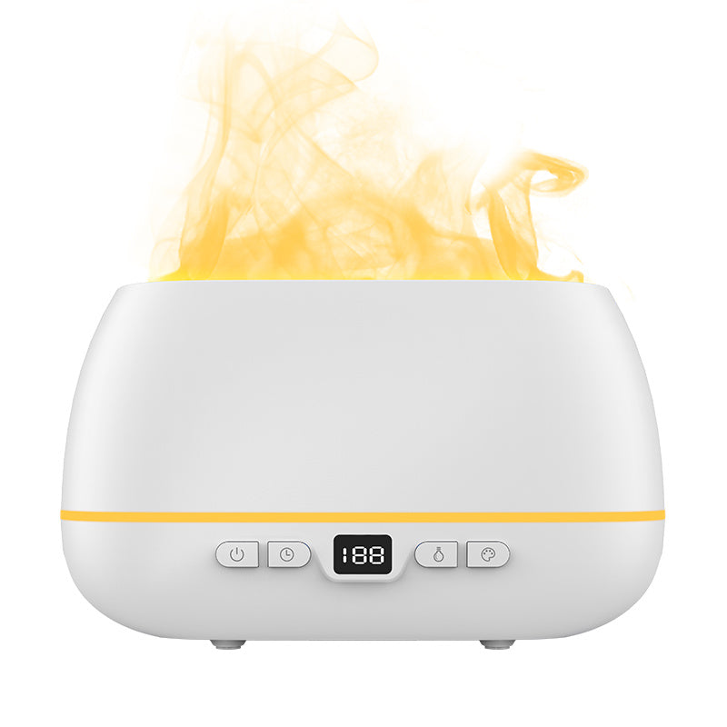 3D Flame Humidifier 200ml USB Flame Aroma Diffuser Household  Aromatherapy Diffuser