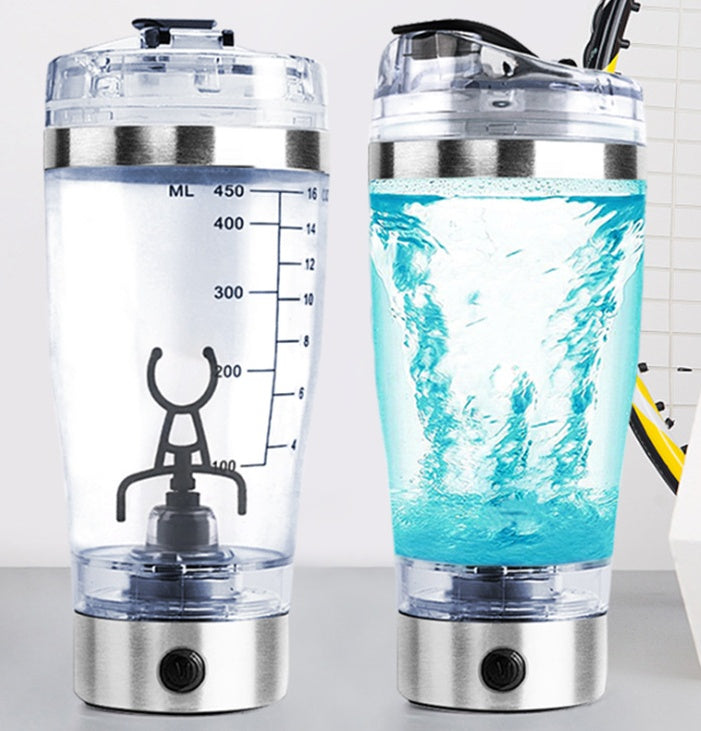 Electric Protein Shake Bottle Milk Coffee Blender Sports And Fitness Charging Electric Shaker Cup