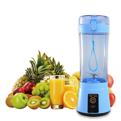 Portable Electric Fruit Juicer Wireless USB Rechargeable Mini Mixer Smoothie Blender Machine