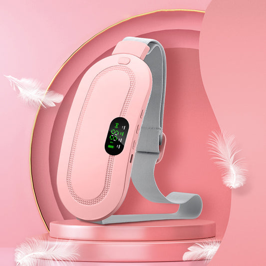 Electric Heating Pad Smart Warm Belt Relief Waist Pain Cramps Vibrating Massager Electric Belt