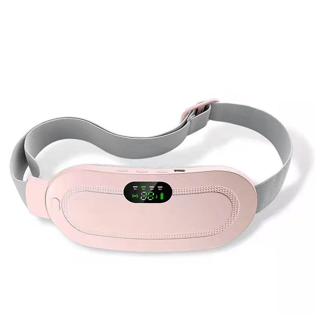 Electric Heating Pad Smart Warm Belt Relief Waist Pain Cramps Vibrating Massager Electric Belt