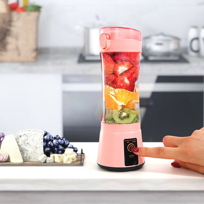 Portable Electric Fruit Juicer Wireless USB Rechargeable Mini Mixer Smoothie Blender Machine
