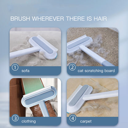 4 In 1 Multifunctional Hair Removal Brush Pet Dog Cat Hair Cleaner Brush Window Screen Cleaning Tool Gadgets