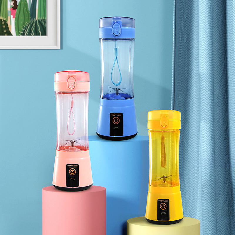 Portable Electric Fruit Juicer Wireless USB Rechargeable Mini Mixer Smoothie Blender Machine