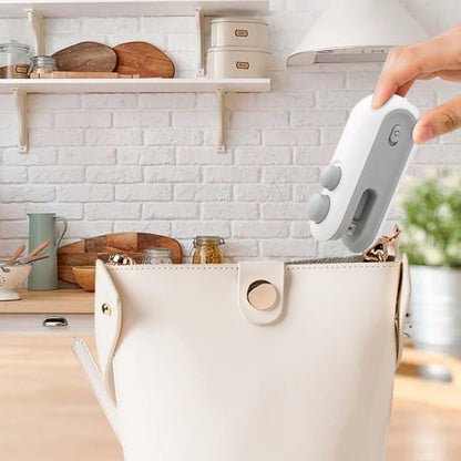 Vacuum Sealing Machine Handheld Portable Heat Sealer USB Rechargeable Kitchen Gadgets