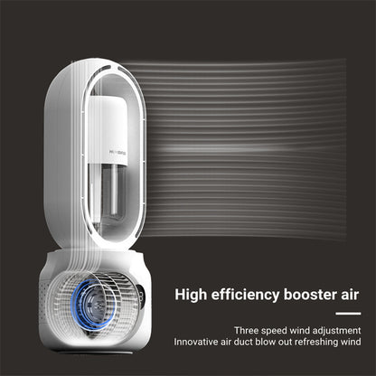 Summer Water Cooled Spray Mist Electric Fan Portable Wireless Air Humidifier Bladeless Ventilator Table Fan